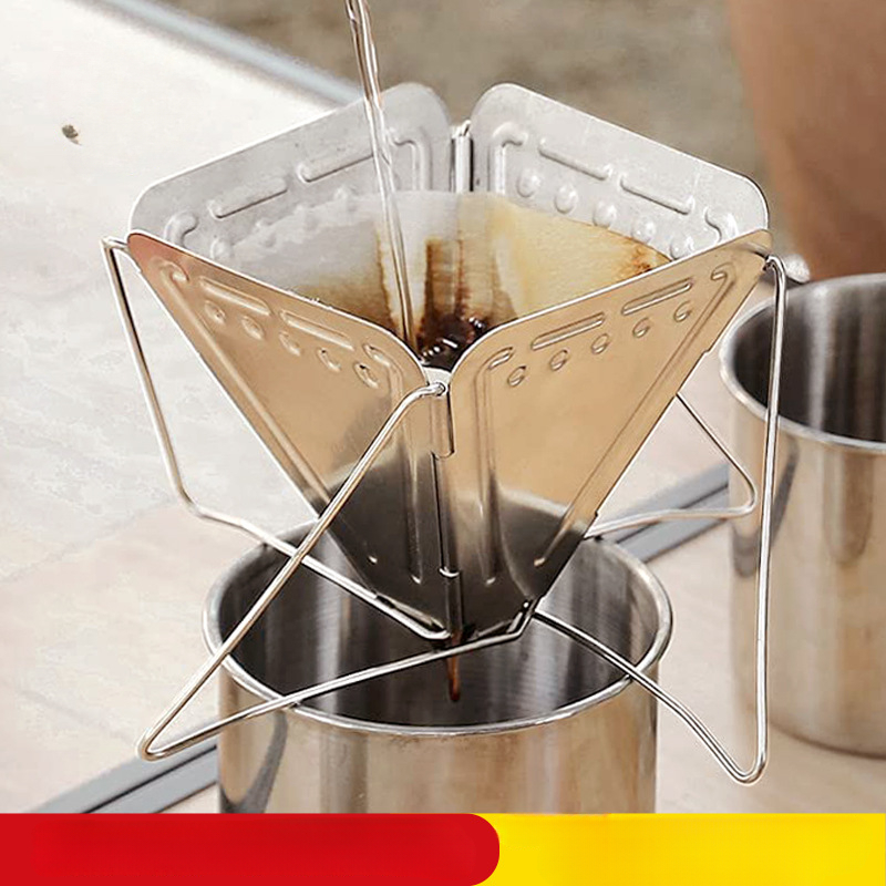 Camping Cooking Container - 304 stainless steel coffee drip rack