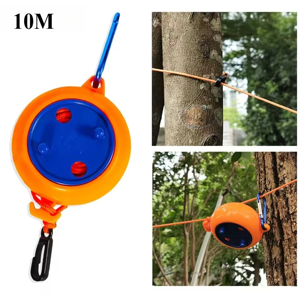Camping Cooking Container - 1Pcs 10M Clothesline Laundry Drying Rope
