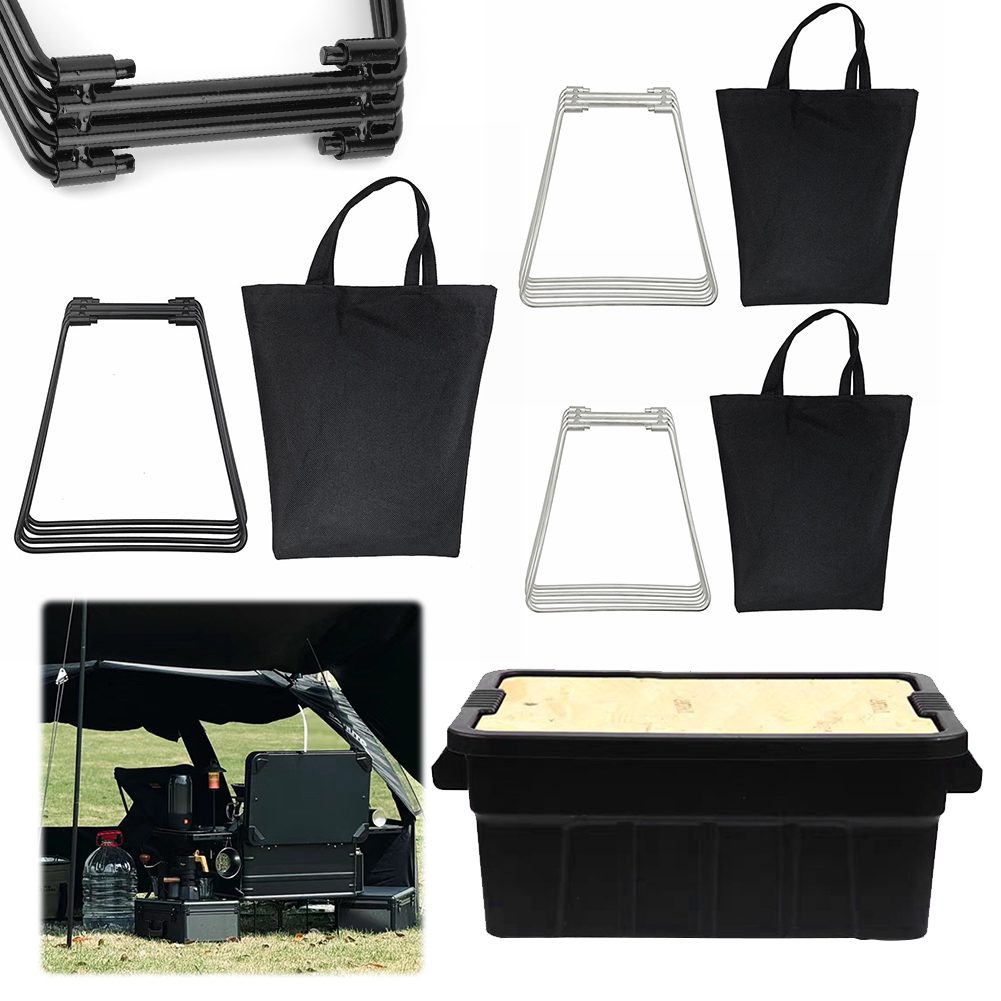 Camping Foldable Metal Stand P - Camping Cooking Organizer recension och pris