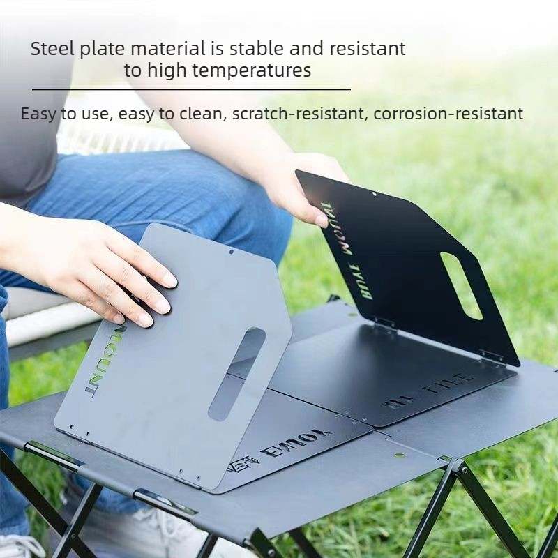 Camping Stove Windshield 4 Fol - Camping Hiking Cooking recension och pris