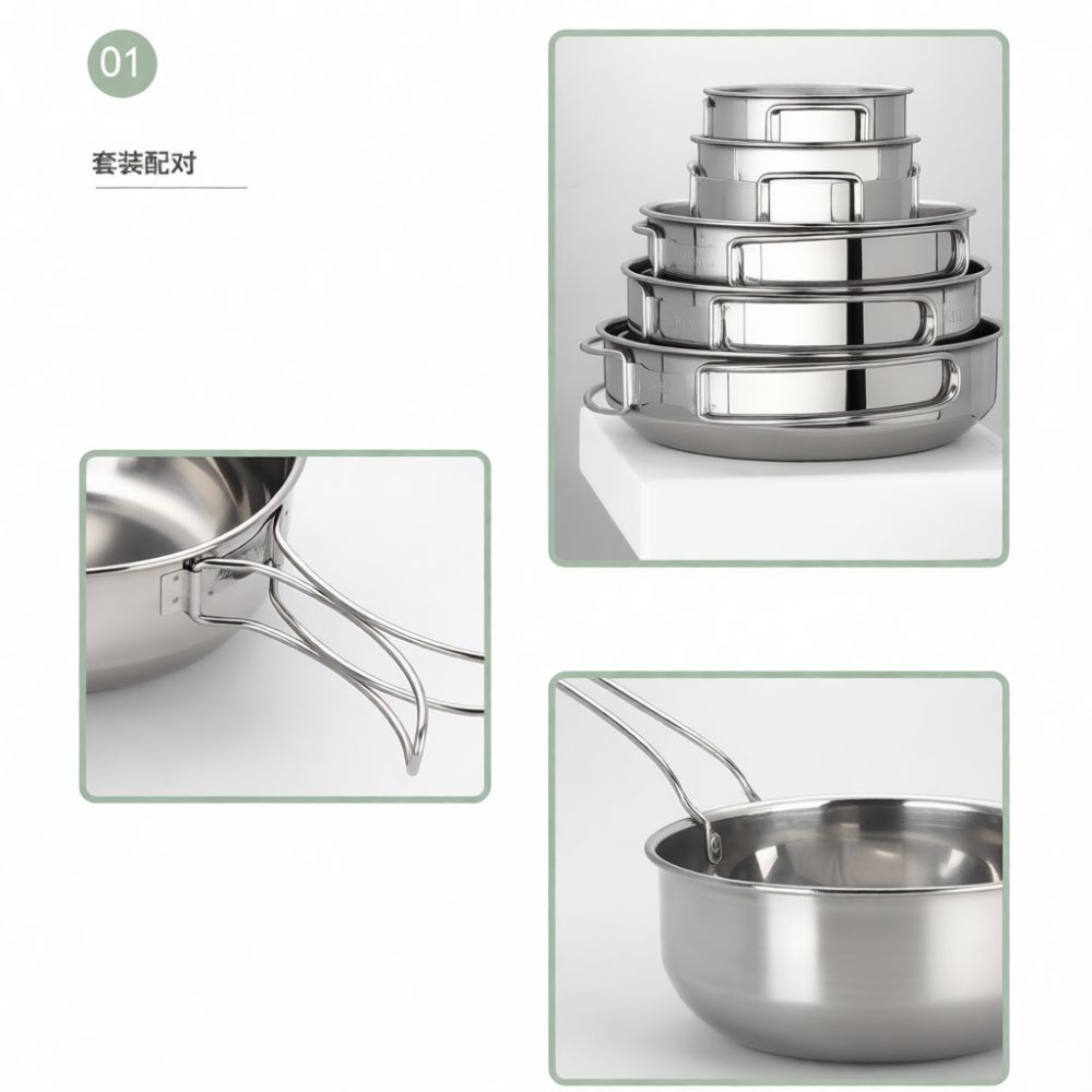 Professional Camping Cookware  - Camping Cooking Dining Set recension och pris