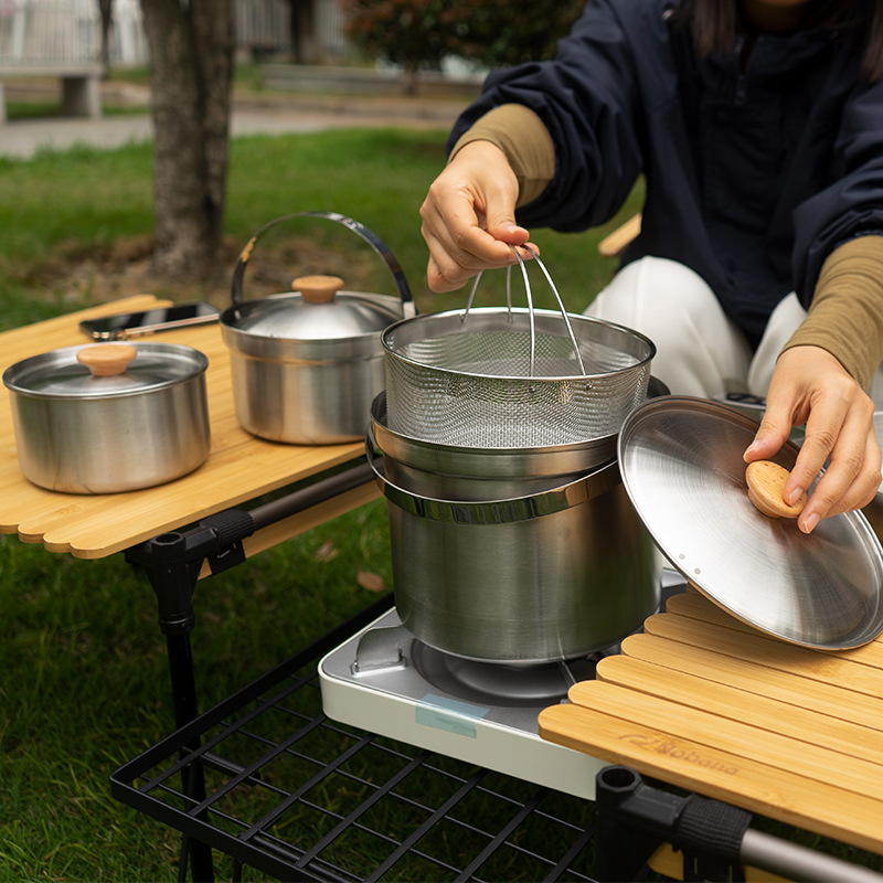 NOBANA Newest Outdoor Stainles - Camping Cooking Organizer recension och pris