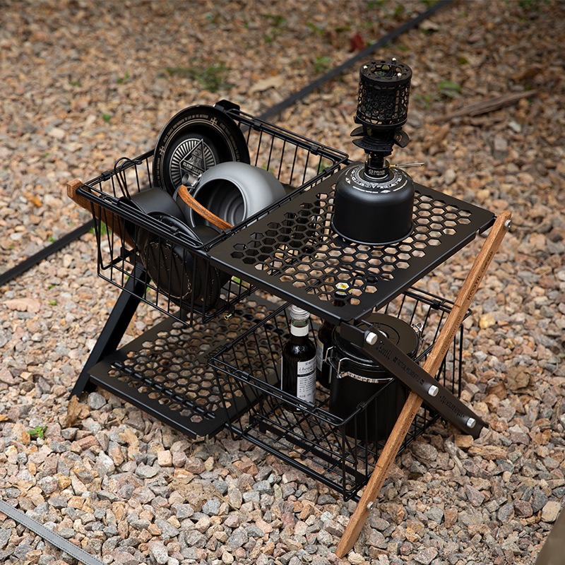 Portable Folding Camping Table - Camping Hiking Cooking recension och pris