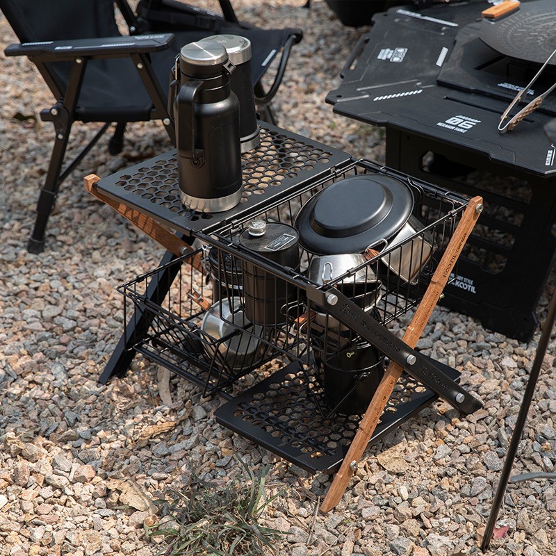 Portable Folding Camping Table - Camping Hiking Cooking recension och pris