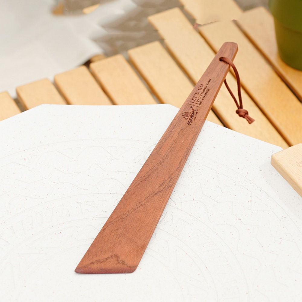 Outdoor Camping Wooden Spatula - Camping Hiking Cooking recension och pris